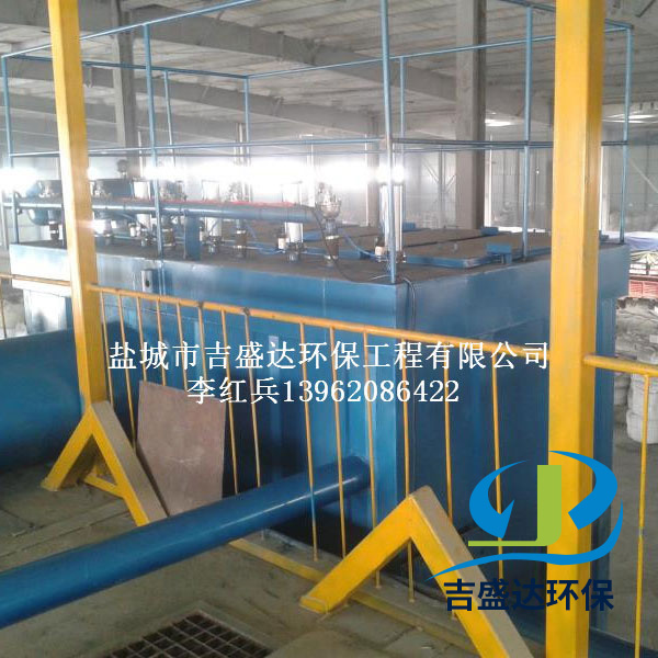 Jiangsu refractory material, cement products line dust collector installation site